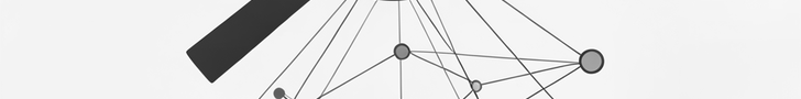Line-art of a magnifying lens over a directed graph of execution-trace nodes, sightlines projecting onto the nodes, a timeline axis beneath