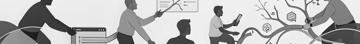 Agentic Workflow banner — flowing pipeline of orchestrated agents with tmux panes, worktree branches, task-tracker glyphs
